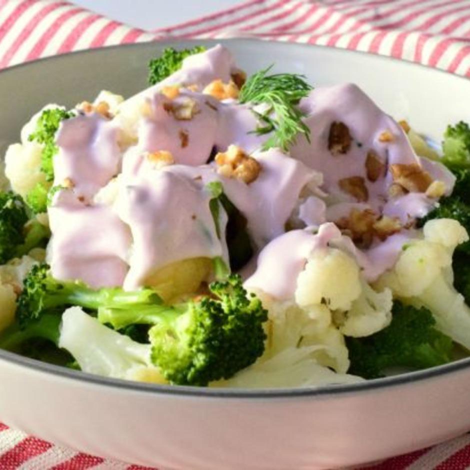 Brokolili Karnabahar Salatası