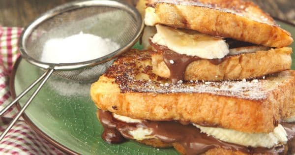 Muzlu, Çikolatalı Tost