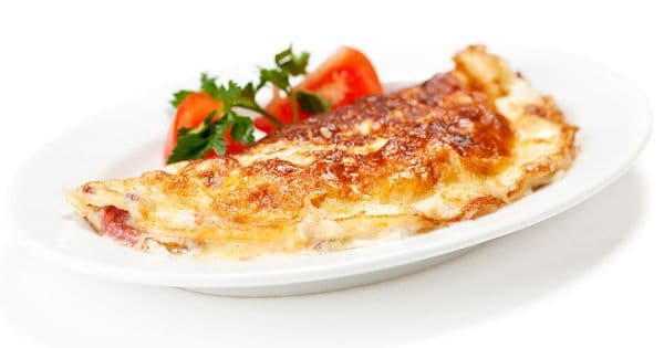 Kurutulmuş Domatesli ve Zeytinli Omlet