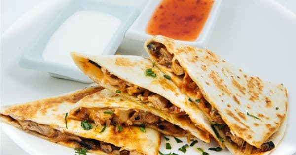 Kaşarlı Tavuklu Quesadilla
