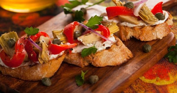 Enginarlı Bruschetta