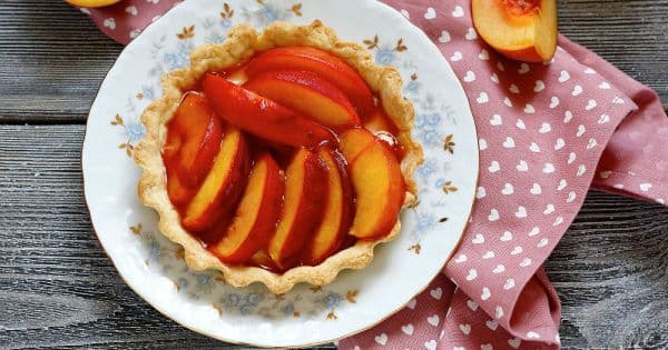Şeftalili Tart