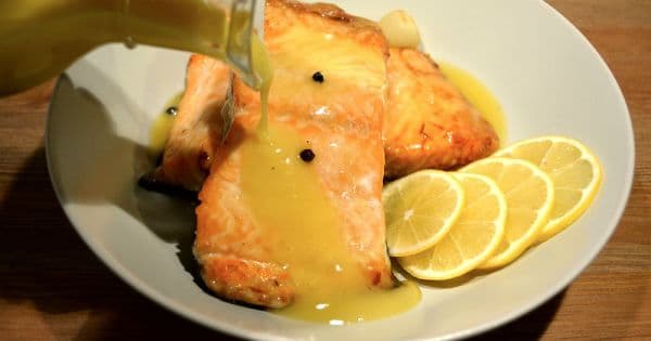 Beurre Blanc Soslu Somon