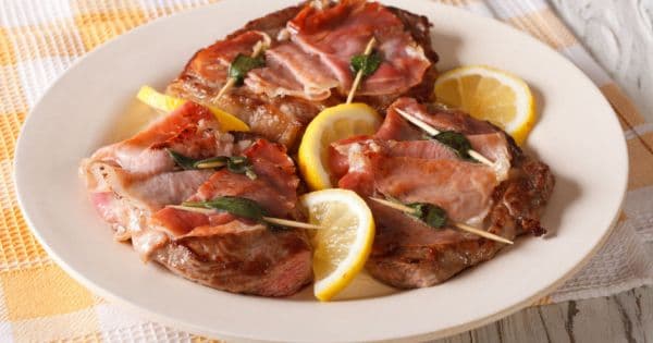 Saltimbocca Alla Romana (Pastırmalı Tavuk)
