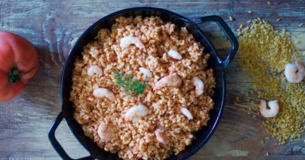 Karidesli Bulgur Pilavı