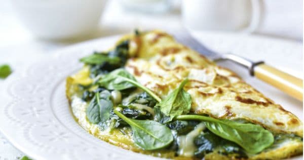 Ispanaklı Omlet