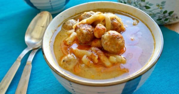 Köfteli Erişte Çorbası