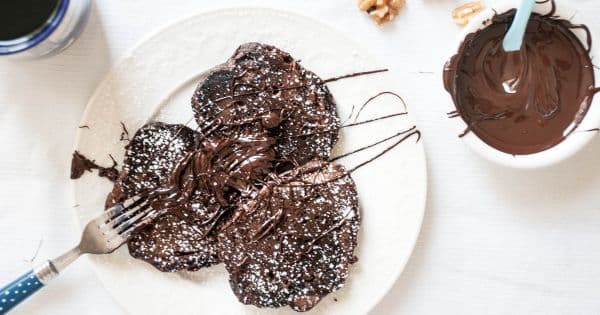 Çikolatalı, Cevizli Pancake