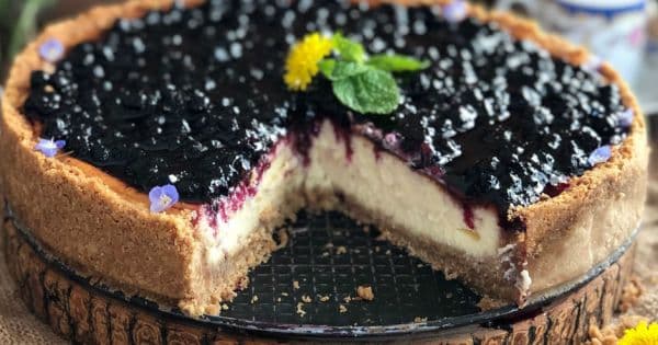 Yaban Mersinli Cheesecake