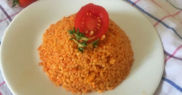 Domatesli Bulgur Pilavı