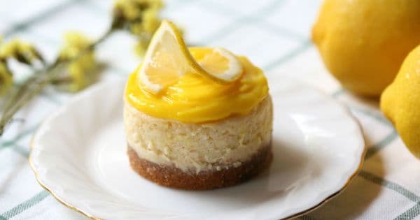 Porsiyonluk Limonlu Cheesecake