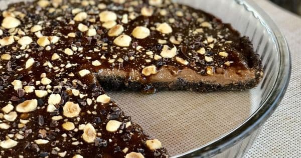 Glutensiz Fıstık Ezmeli Tart