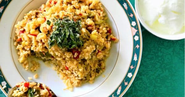 Sebzeli Bulgur Pilavı