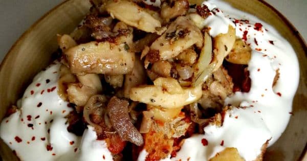 Tavuklu Bayat Ekmek Kebabı
