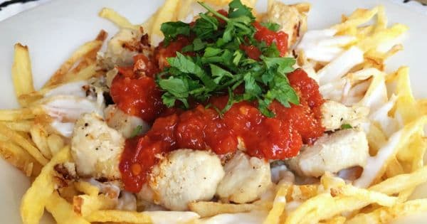 Tavuklu Çökertme Kebabı