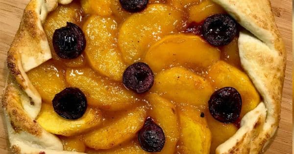 Şeftalili Galette
