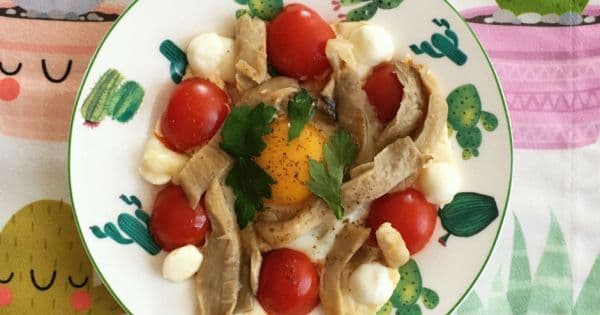 İstiridye Mantarlı Omlet