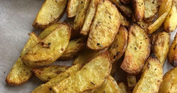 Fırında Baharatlı Patates Kızartması