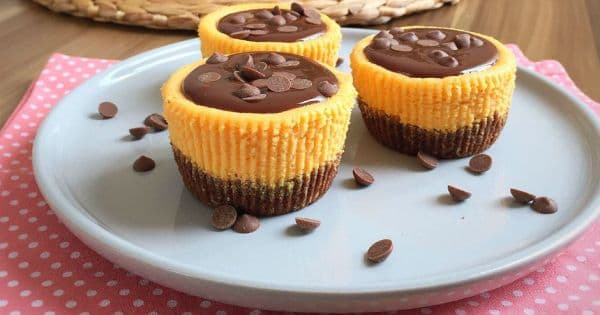 Bal Kabaklı Çikolatalı Mini Cheesecake
