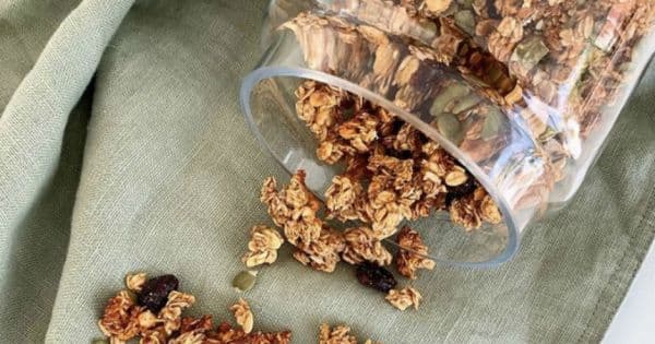 Ev Yapımı Rafine Şekersiz Granola