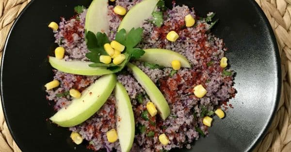 Yeşil Elmalı Mor Salata