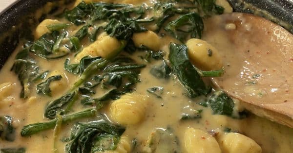 Ispanak Soslu Gnocchi