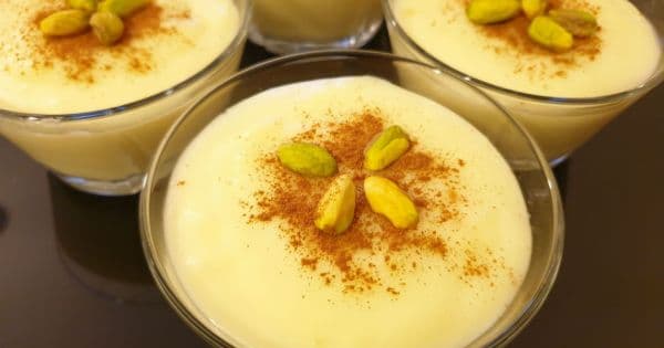 Bademli Fıstıklı Keşkül