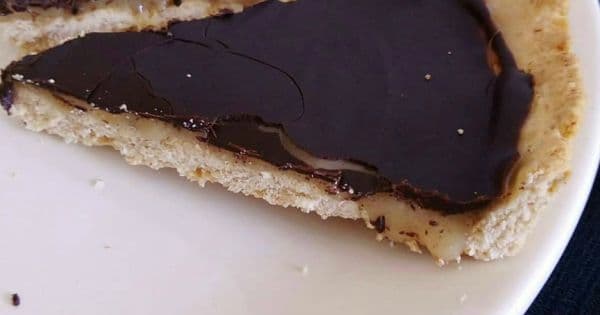 Karamelli Çikolatalı Fit Tart