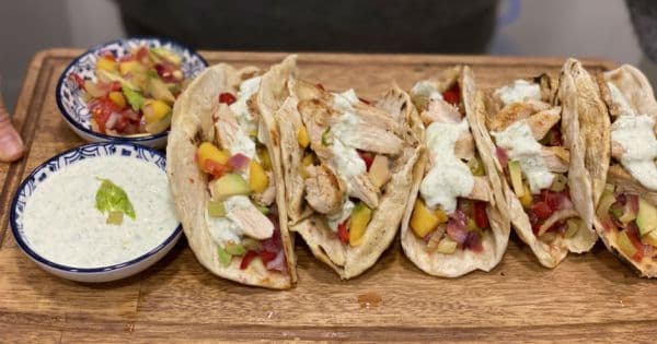 Ev Yapımı Tavuklu Taco