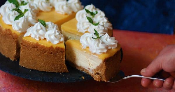 Limonlu Soslu Cheesecake