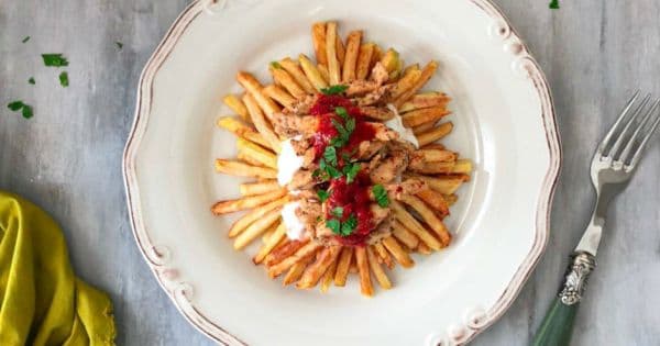 Tavuklu Çökertme Kebabı