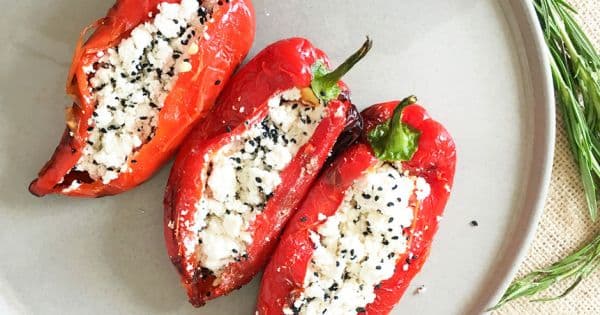 Kahvaltılık Peynirli Biber Kızartması