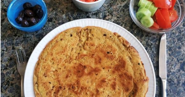 Nohut Unlu Vegan Omlet