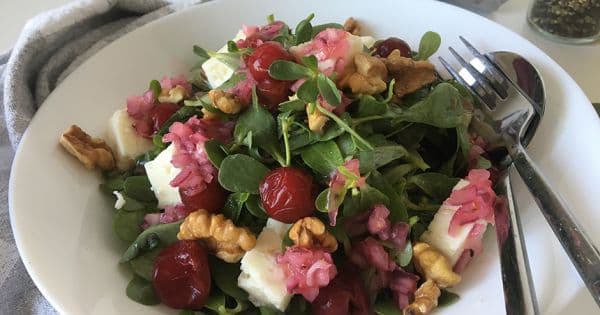 Vişneli Semizotu Salatası