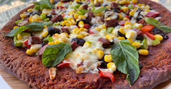 Doğal Mor Pizza