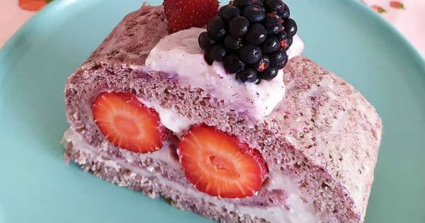 Böğürtlenli Swiss Roll