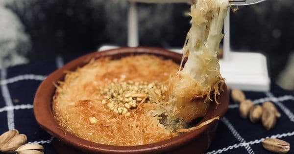 Mozarellayla Künefe