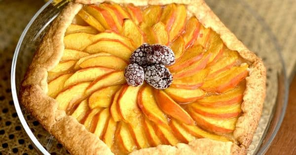Şeftalili Galette