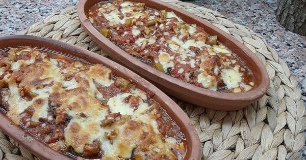 Domates Soslu Kaşarlı Kabak