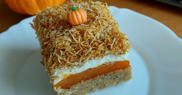Tel Kadayıflı Kabak Tatlısı