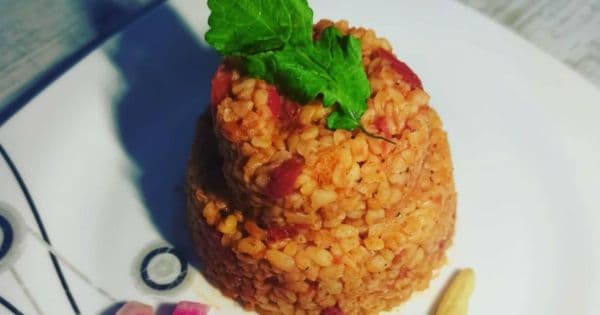 Domatesli Bulgur Pilavı