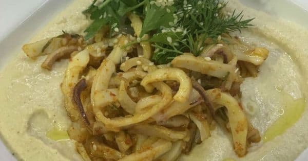 Humus Tabanlı Kalamar Sote