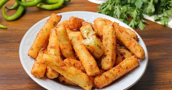 Kaşarlı Hamur Kızartması