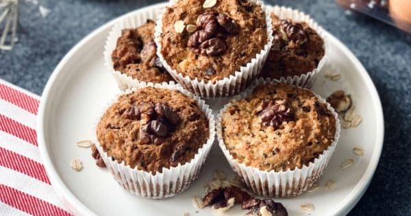 Yulaflı Peynirli Muffin