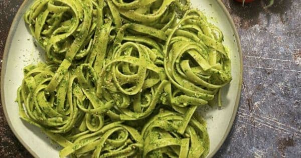 Ispanaklı Fettuccine