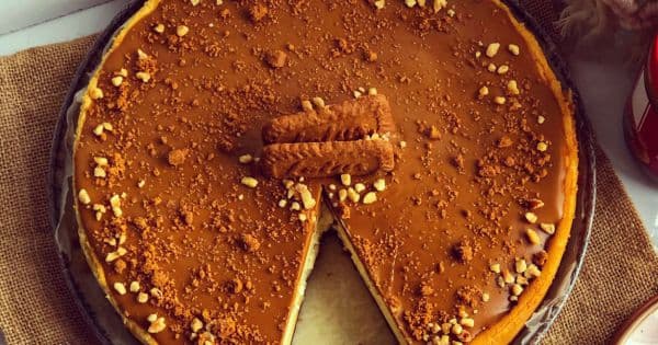 Karamelli Bisküvili Cheesecake