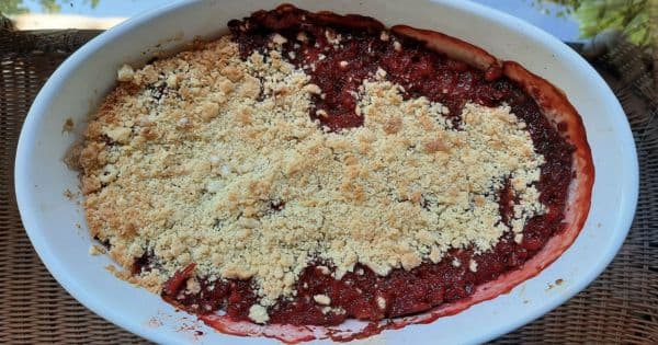 Meyveli Crumble