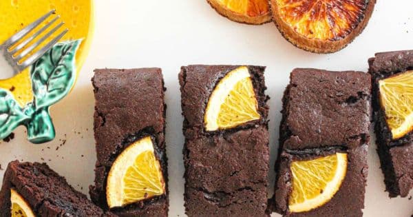 Portakallı Fit Brownie