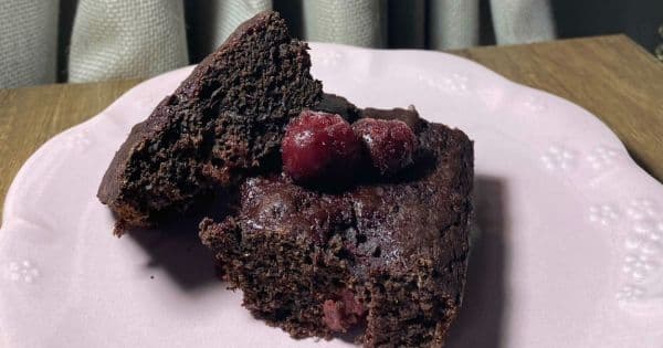 Vişneli Fit Brownie