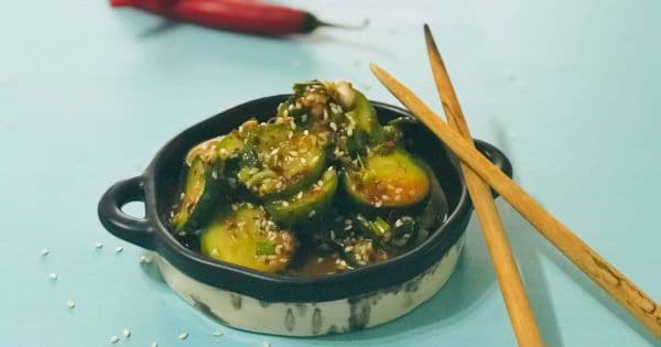Baharatlı Kore Salatalık Salatası